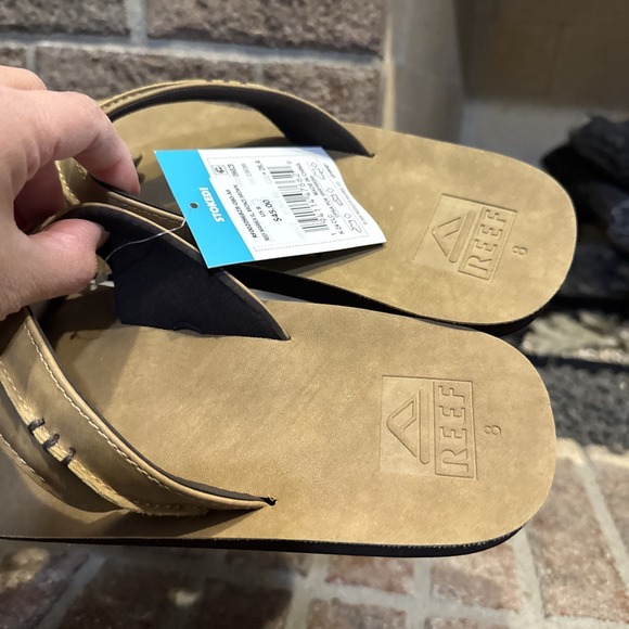Reef Marbea SL Flip Flop Sandals Mens Sz 8 Comfort Water Friendly Bronze Brown - Picture 9 of 10